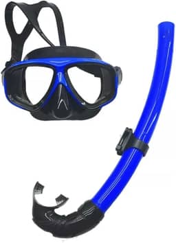 Kit Snorkel E Óculos De Mergulho Profissional Banho Mar Piscina