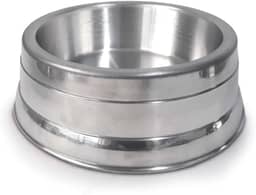 Comedouro de Alumínio Pesado Pote Bowl para Ração ou água para Alimentar Animais de Estimação, Cães, Cachorros e Gatos - São Bendedito Pet (1000 ml)