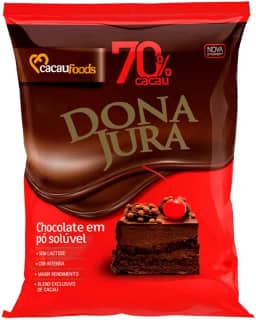 Chocolate em Pó 70% Cacau Dona Jura 500Gr - Cacau Foods