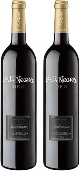 Kit 2 Vinhos Tinto Espanhol Pata Negra Oro Tempranillo 750ml