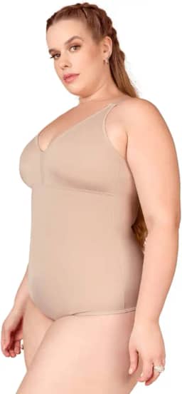 Cinta Body Modelador Plus Size Alta Compressão sem Bojo