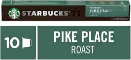 STARBUCKS Café Em Cápsula Starbucks Nespresso Pike Place Roast Lungo 10 Cápsulas