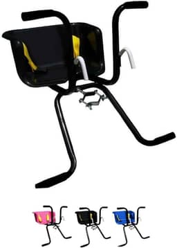 Cadeirinha Infantil Bike Baby Dianteira Preta