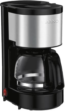 Cafeteira Elétrica Arno Perfectta Inox 0,6L CFPI, até 15 Xícaras, Sistema Corta Pingos, Jarra de Vidro, 220V