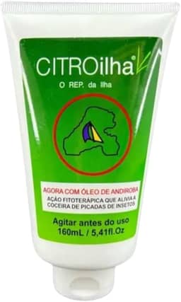 Repelente loção creme citroilha 160 ml contra borrachudo e pernilongo evita picadas em adultos e crianças