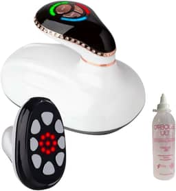 Aparelho Rádio Frequencia Lipocavitação Microcorrentes EMS Queima Gordura Celulite + Gel