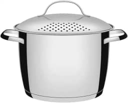 Espagueteira com Fundo Triplo Tramontina Inox 22Cm, ESPAGUETEIRA ALLEGRA