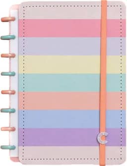Caderno Inteligente, A5, Arco-íris Pastel, Magic, CIA52060, 155x220mm, 80 Folhas