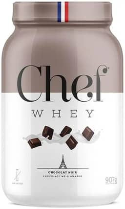 Chef Whey Protein Zero Lactose 907g- Chef Whey (907g, Chocolate Meio Amargo)