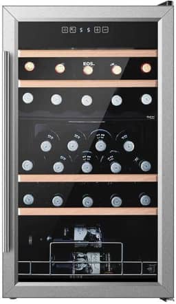 Adega Climatizada 33 Garrafas Dual Zone Eos Premium Compressor Eac33im 110v