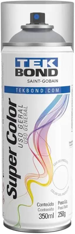 Verniz Spray Aerossol TekBond Brilhante Uso Geral 350ml/250g