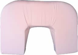 Almofada Amamentacao Gêmeos Lisa Rosa Claro