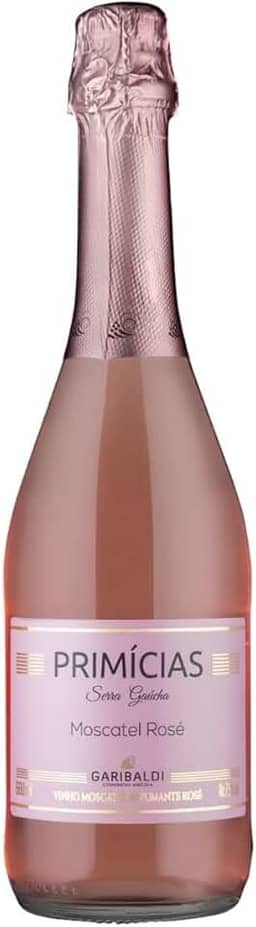 Espumante Garibaldi Primícias Moscatel Rosé 660ml