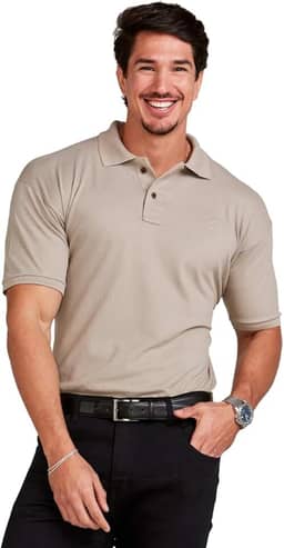Camisa Polo Masculina Algodão Piquet