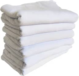 Jogo 12 Pano De Prato Liso Copa Cozinha Borda Pintar