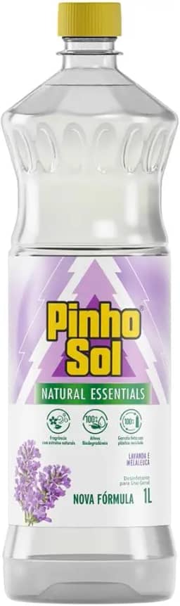 Pinho Sol Desinfetante Naturals Lavanda E Melaleuca 1L