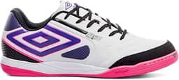 Chuteira Umbro Futsal Pro 5 Bump Club Azul e Branco