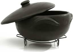 Moquequeira de Barro 5 Litros + Descanso de Mesa