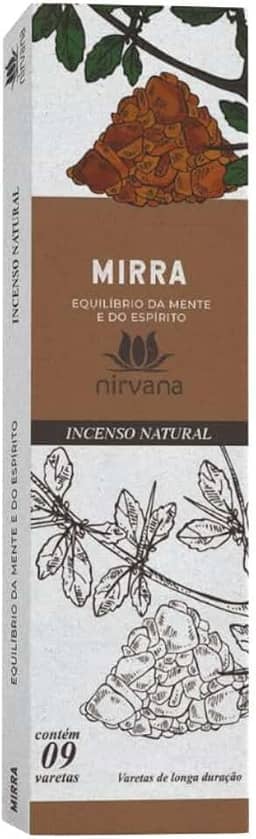 Incenso Nirvana Mirra - 9 Varetas