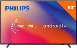 PHILIPS Smart TV 50" 4K Android Ambilight 50PUG7907/78, Google Assistant, Comando de Voz, Dolby Vision/Atmos, VRR/ALLM, Bluetooth 5.0, 4 HDMI