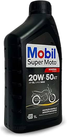 Oleo de Moto Mobil Super Moto 20w50 Mineral 4t 1lt