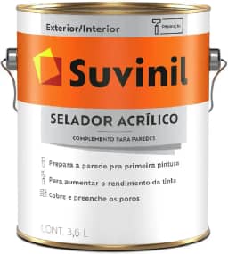 Selador Acrílico Suvinil 3,6 ltrs