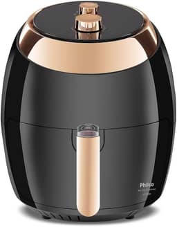 Fritadeira Air Fryer Philco Chrome 6,5 Litros Preta - 110v