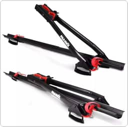 2 Transportadores Bicicleta Teto Velox Aço Eqmax Transbike