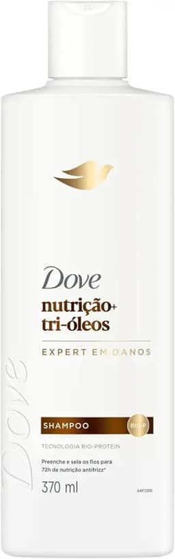 Dove Shampoo Nutrição + Tri-Óleos 370ml