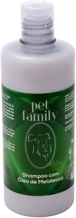 Shampo Para Cachorro Com Oleo De Melaleuca Pet Family 500 Ml