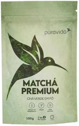 Matchá Premium Chá Vegano 100g em Pó - Puravida
