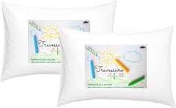 Kit 2 Travesseiros TRP Imports Select Kids Até 10 Anos Antialergico Lavável em Maquina