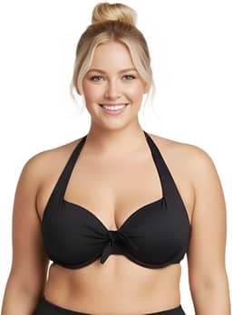 Top Biquíni Plus Size Sustentação Bojo Moda Praia Decote