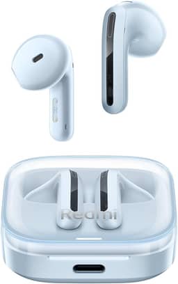 Xiaomi Redmi Buds 6 Active, Fones de Ouvido Sem Fio, Versão Global (Azul)