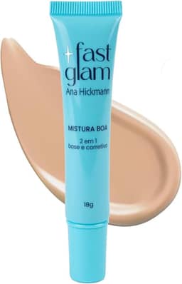 Mistura Boa Base 2 em 1 – Claro 1 – Ana Hickmann – Base e corretivo com alta cobertura e efeito matte