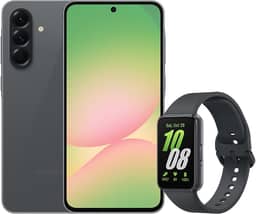 Samsung A56 5G (128GB) - Preto + Galaxy Fit3 - Grafite