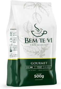 Café Gourmet Torrado e Moído, 500g - Sul de Minas - 100% Arabica - Torra Média | Bem Te Vi