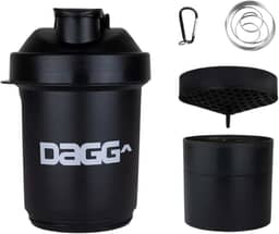 Coqueteleira Academia Shaker Porta Whey Shakeira Copo Fitness C/Mola 3 Compartimentos Personalizado