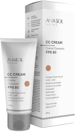 Clinicals CC Cream Facial FPS 80 40g - Anasol