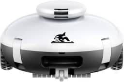 AQUVII Aspirador De Pó Robótico Sem Fio Para Piscinas 2025, Limpador Acima Do Solo/Enterradas - Bateria 7500 Mah, Leve, Autonomia 140 Minutos, Sucção Potente Fundo Plano