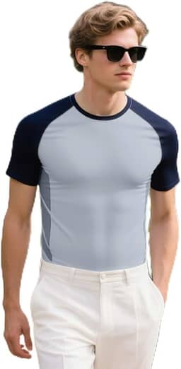 Camiseta masculina de manga curta para academia, elegante, design colorido, leve, secagem rápida