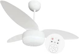 Ventilador Teto Zonda Bivolt Inverter Para 2 Lâmpadas + Controle