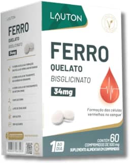 Ferro Quelato 34mg (Clinical Series) 60 Cps - Lauton