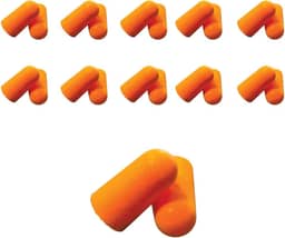 Kit 10 Pares Protetor Auricular de Espuma Moldável | Tampão de Ouvido para Dormir, Estudar, Viajar e Redução de Ruído | Abafador Contra Ronco - Pax Auris