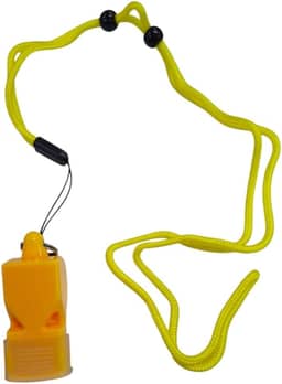 Apito Profissional Árbitro Juiz Com Cordão Potente 120dbs