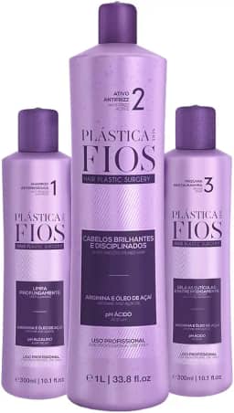 Cadiveu Plástica dos Fios Passo 2 Selagem Térmica 1L - Shampoo e Máscara 300ml