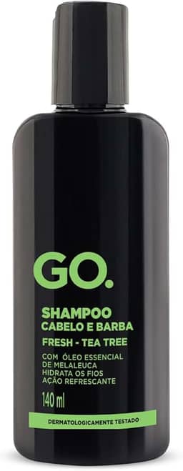 GO. Man Go Shampoo Para Barba Tea Tree 140Ml Gocqo