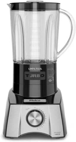 Liquidificador Philco Pro Maxx 1400w Limpa Fácil Preto Plq1430p 127v