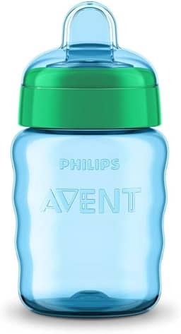 Copo Easy Sip com Bico de Silicone SCF553/05 Philips Avent 260ml 9m+ Azul/Verde