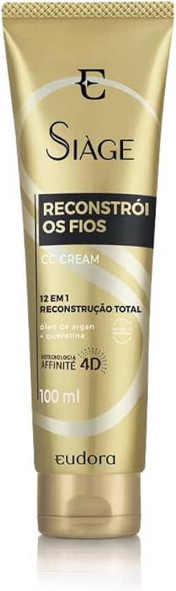 Eudora Cc Cream Siàge Reconstrói os Fios 100ml (Nova Versão)